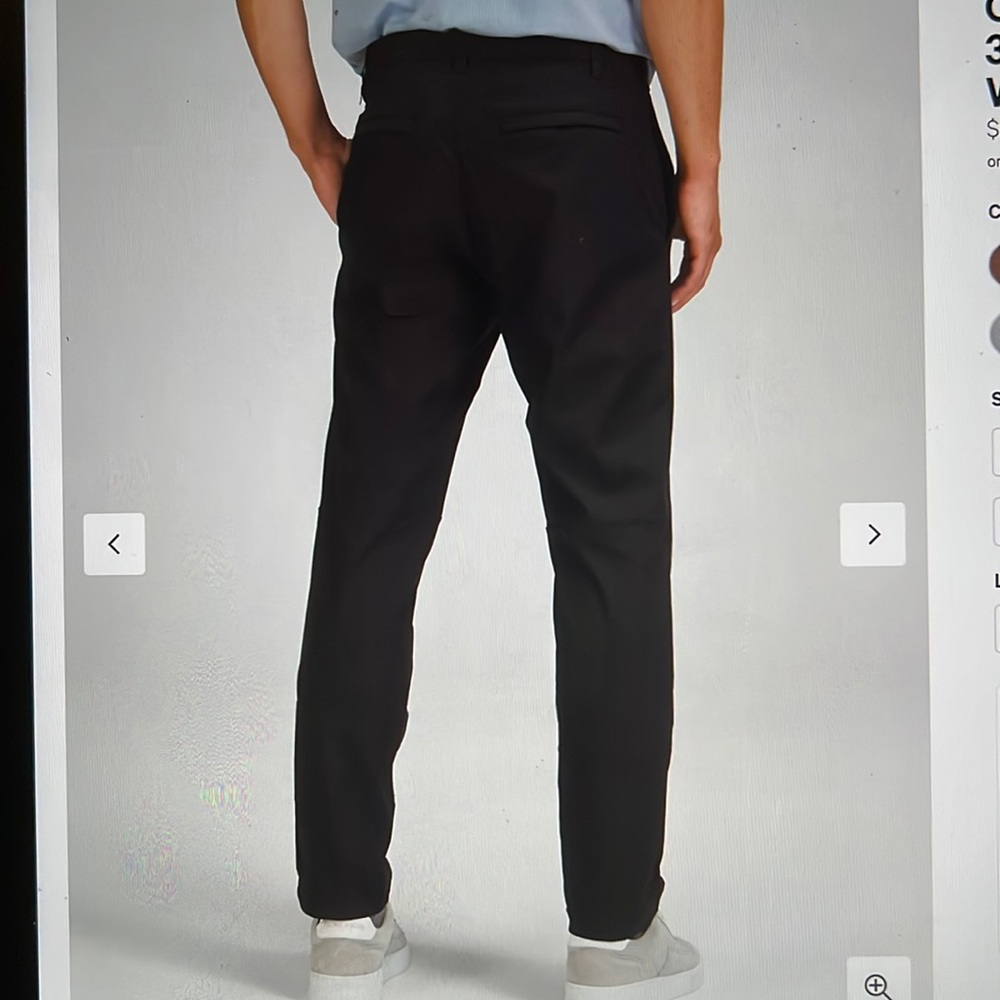 lululemon athletica Men's Black Pants